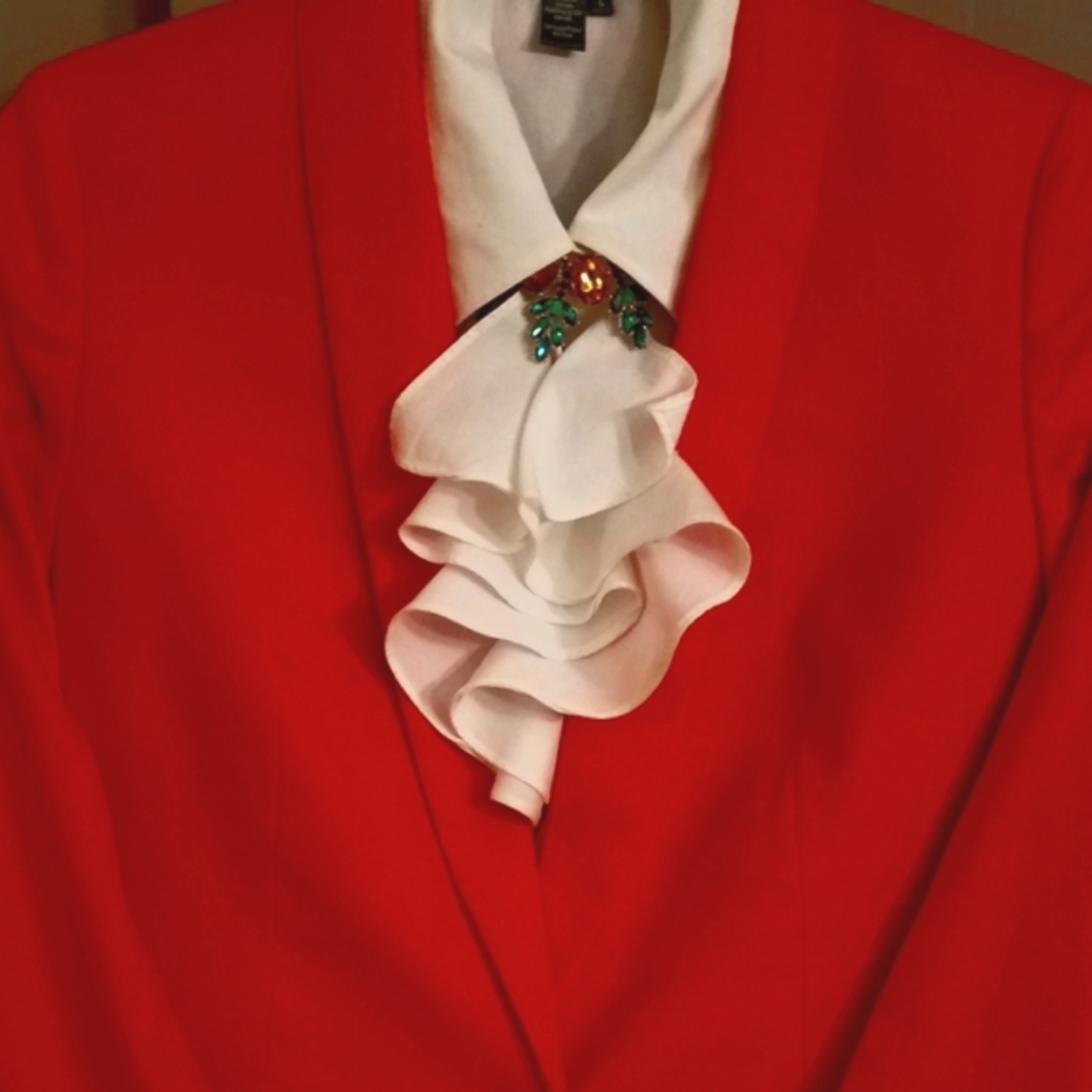 J.Crew. Red Linen Blazer. New with Tags